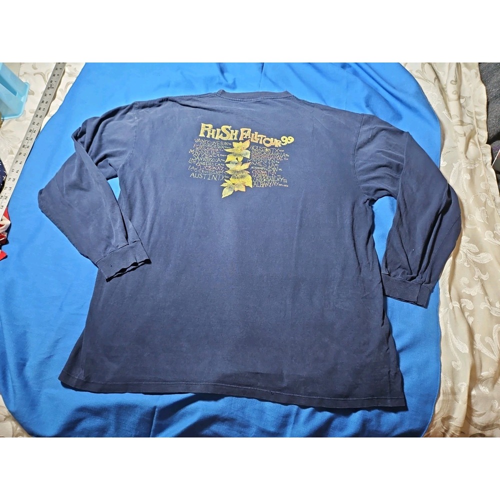 Vintage Phish T-Shirt Fall Tour 1999 Giant Long Sleeve Size XXL